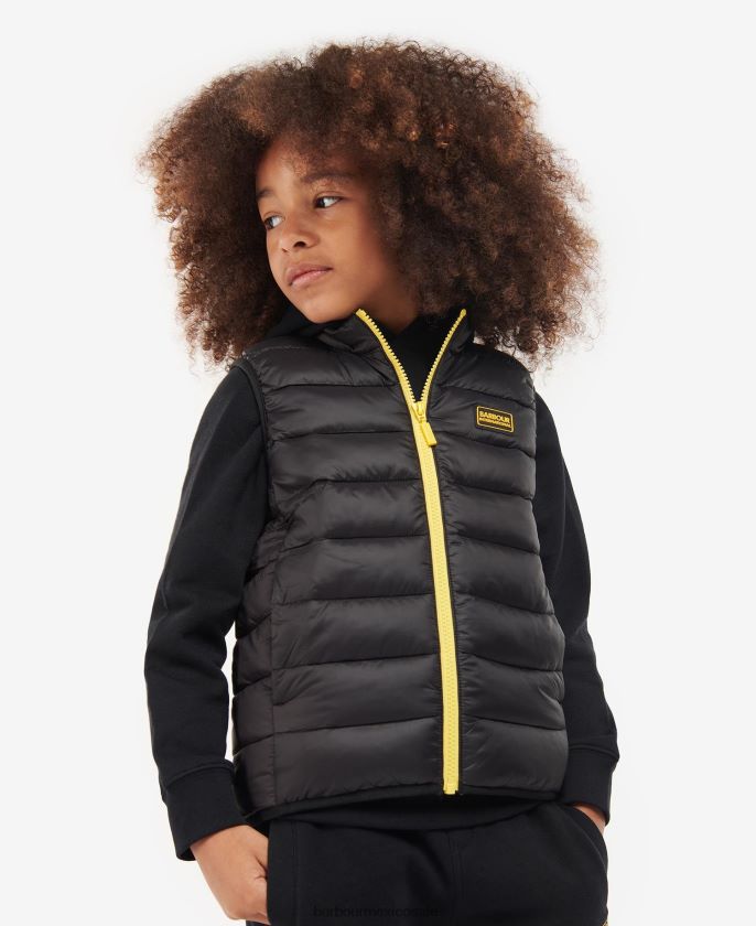 Barbour 8B6RFZ2483 ropa Azul verdadero Niños chaleco de caña