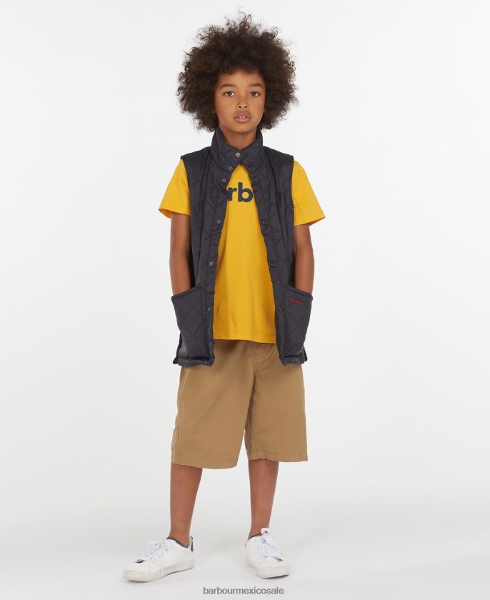 Barbour 8B6RFZ2484 ropa negro Niños chaleco liddesdale