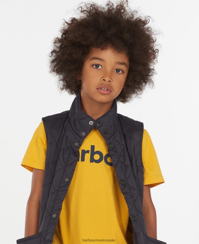 Barbour 8B6RFZ2484 ropa negro Niños chaleco liddesdale