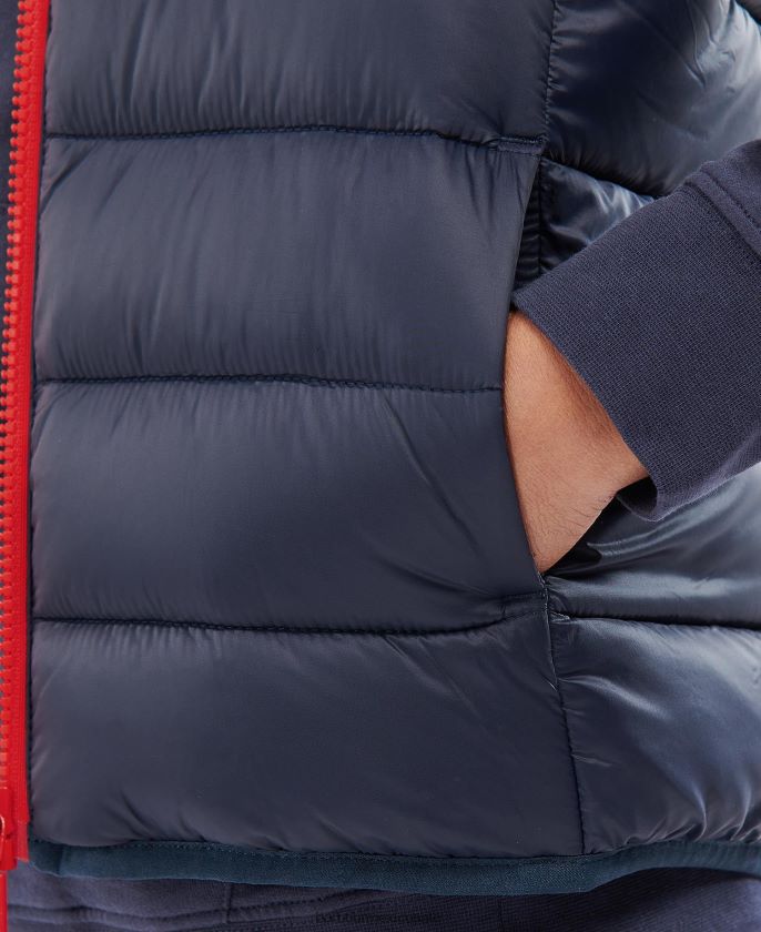 Barbour 8B6RFZ2486 ropa rojo Niños chaleco de arrastre