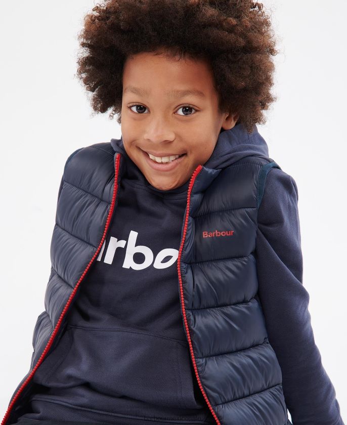 Barbour 8B6RFZ2486 ropa rojo Niños chaleco de arrastre