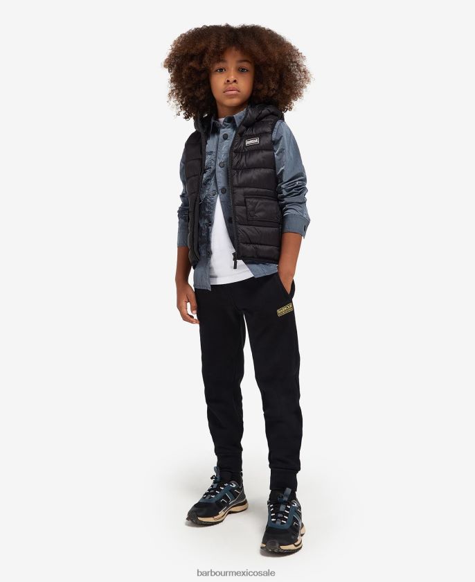 Barbour 8B6RFZ2495 ropa naranja clásico Niños chaleco con capucha