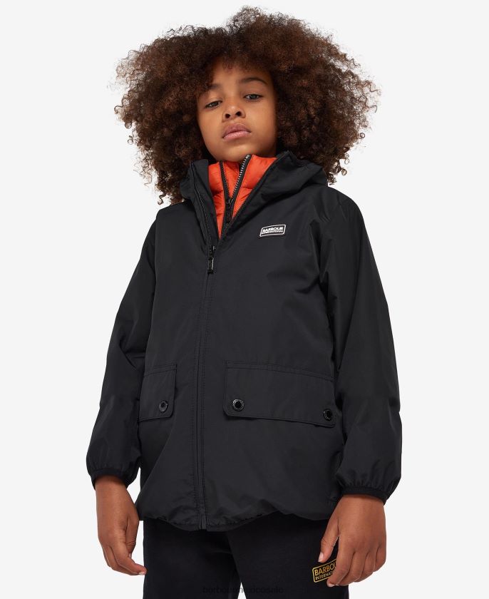 Barbour 8B6RFZ2485 ropa bosque Niños chaqueta impermeable kenetic