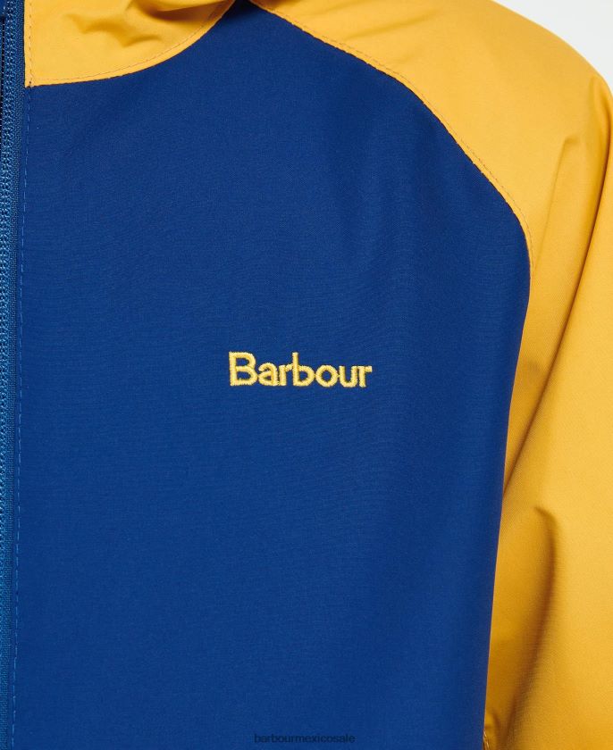 Barbour 8B6RFZ2499 ropa ocre Niños chaqueta impermeable cromar