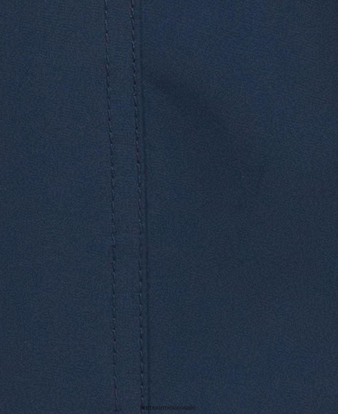 Barbour 8B6RFZ2556 ropa azul marino/girasol ditsy chicas chaqueta impermeable hama