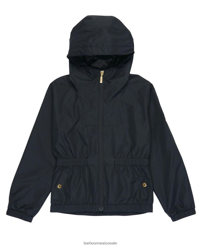 Barbour 8B6RFZ2558 ropa negro clásico chicas chaqueta impermeable valtteri