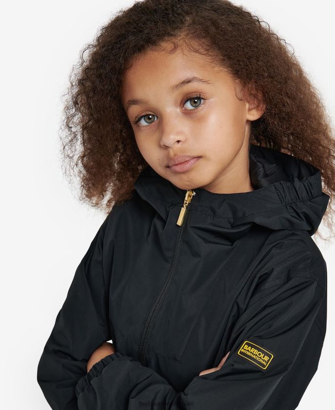 Barbour 8B6RFZ2559 ropa verde palmera chicas chaqueta impermeable con palangre de rienda