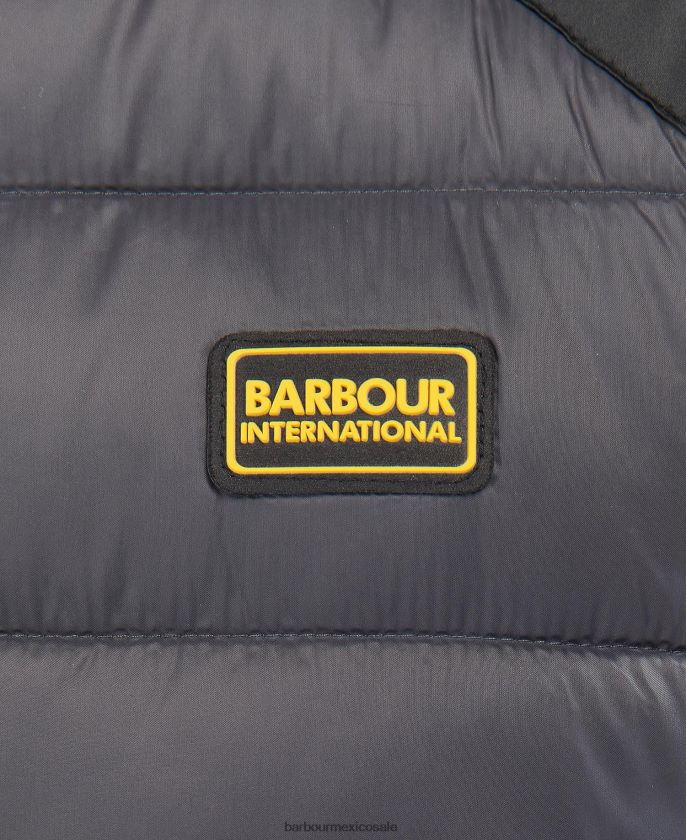 Barbour 8B6RFZ2479 ropa Armada Niños chamarra capitonada con capucha