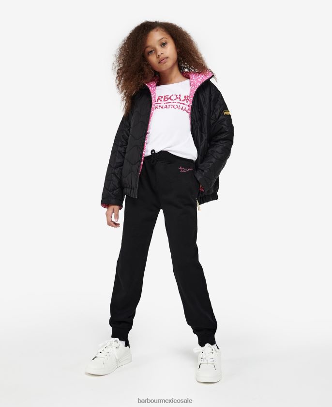 Barbour 8B6RFZ2550 ropa glicinia/verde palmera chicas chamarra capitonada reversible Fenway