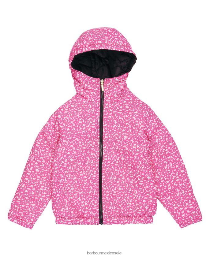 Barbour 8B6RFZ2550 ropa glicinia/verde palmera chicas chamarra capitonada reversible Fenway