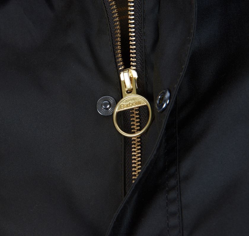 Barbour 8B6RFZ2472 ropa aceituna Niños chaqueta encerada beaufort