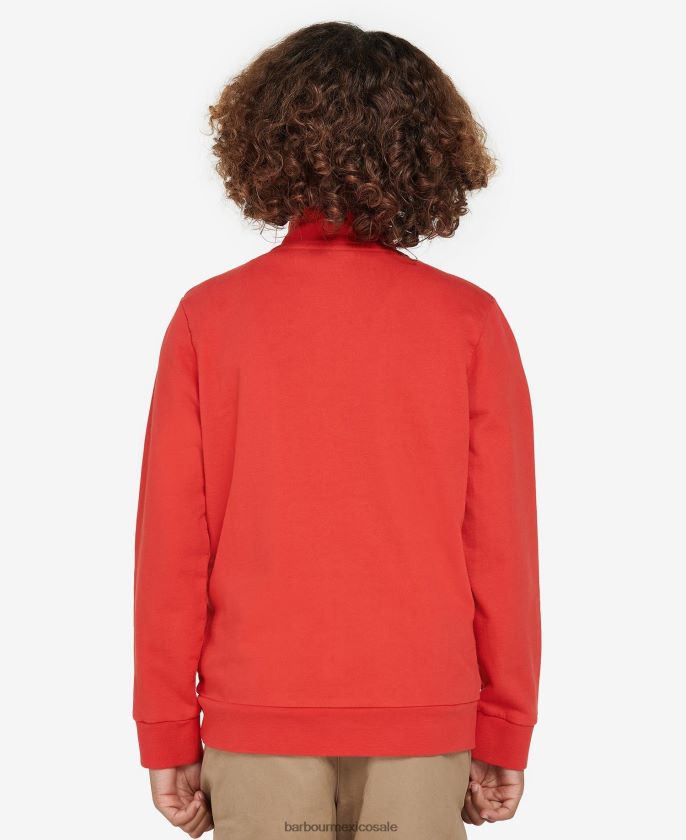 Barbour 8B6RFZ2517 ropa gris marga Niños media cremallera floyd