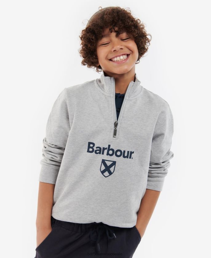Barbour 8B6RFZ2522 ropa Armada Niños media cremallera floyd