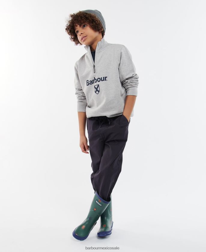 Barbour 8B6RFZ2522 ropa Armada Niños media cremallera floyd