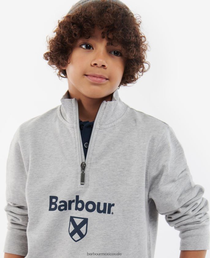Barbour 8B6RFZ2522 ropa Armada Niños media cremallera floyd