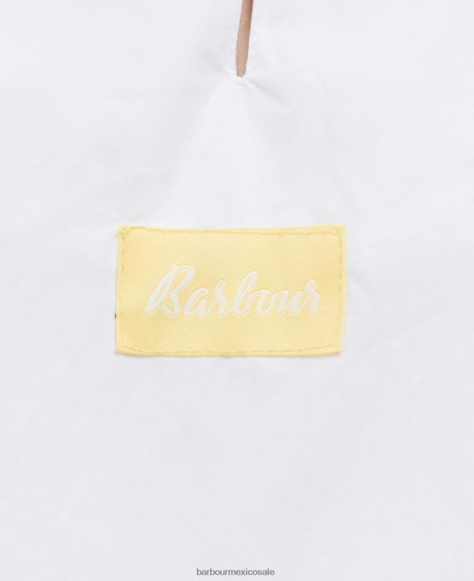 Barbour 8B6RFZ2569 ropa blanquecino chicas vestido coralina